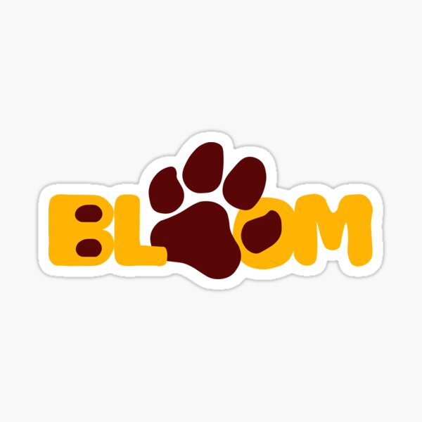 Bloom Huskies Sticker