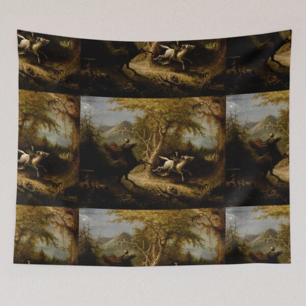 Item preview, John Quidor art THE HEADLESS HORSEMAN PURSUING ICHABOD CRANE designed and sold by Love30smovies.