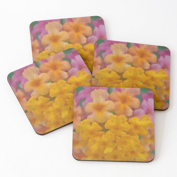 Item preview, Pink and Yellow Flowers designed and sold by Mathilde GT.