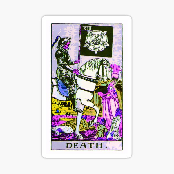 Death Tarot TWISTED (RW) Sticker