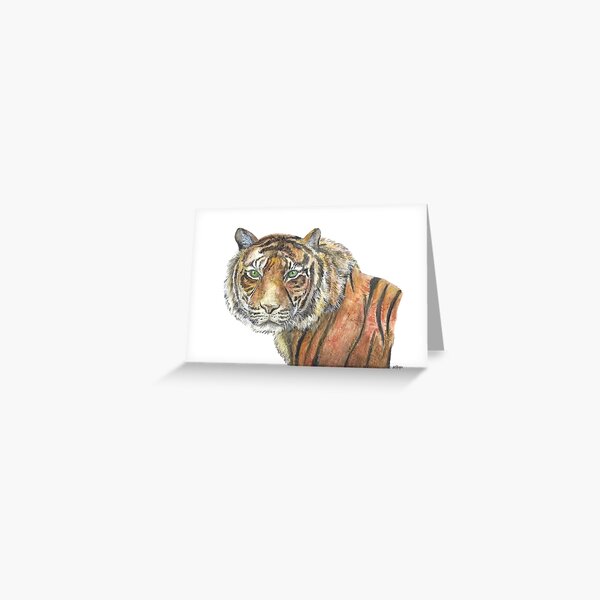 Tiger Greeting Card