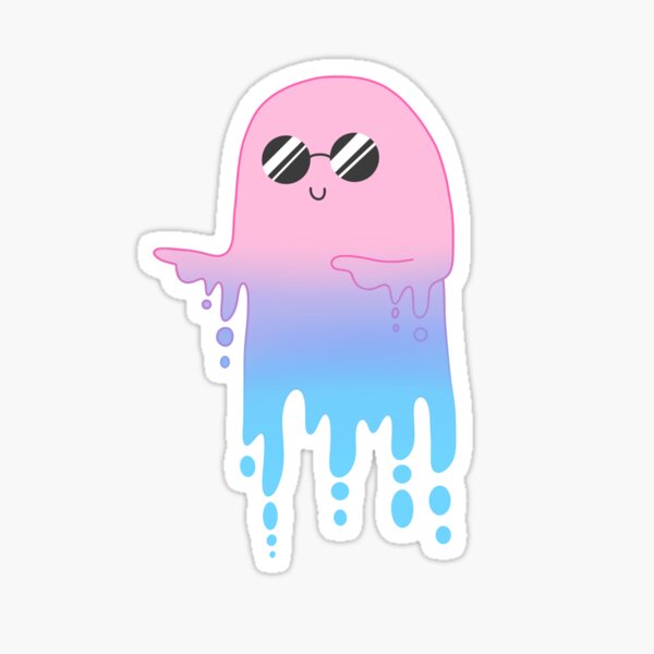Cool Ghost Sticker