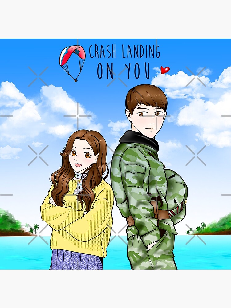 "Crash Landing on You Jung Hyuk & Yoon Seri" Poster for Sale by