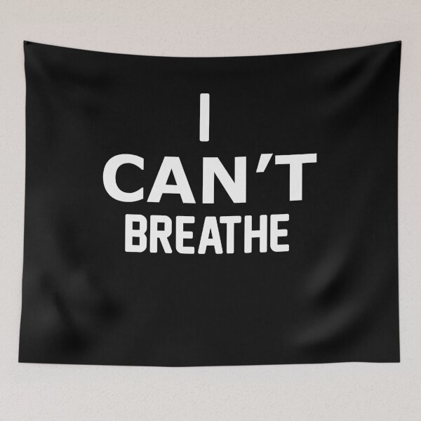 Item preview, I CAN'T BREATHE Slim Fit T-Shirt designed and sold by ART ilo.