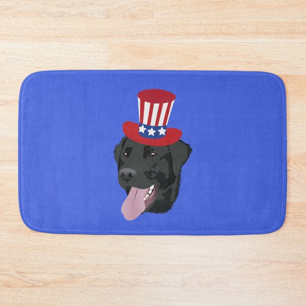 Item preview, Patriotic Black Lab Dog designed and sold by KCPetPortraits.