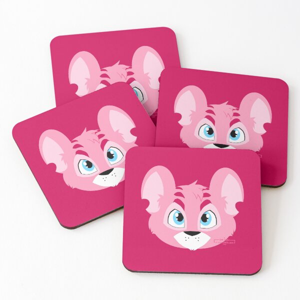 Item preview, Minimal Kougra (Pink) designed and sold by DeRukoandCO.