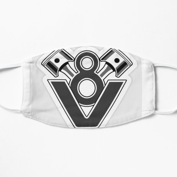 Logo V8 Masque sans plis