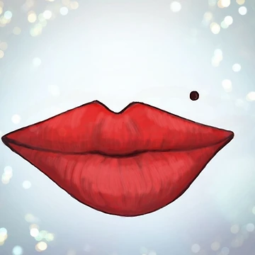 Artwork thumbnail, Lips by Robin Kinnard