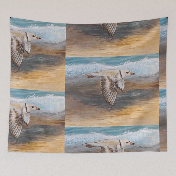 Item preview, Piping Plover in Flight designed and sold by Nora Lee Illustrations.