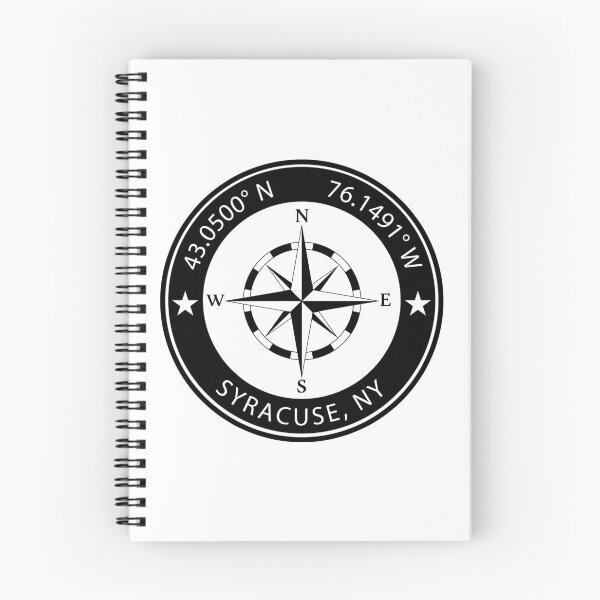 Item preview, Syracuse, New York Geographical Coordinates designed and sold by TeeOhGraphics.