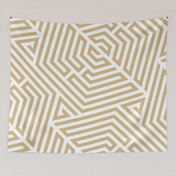Item preview, Abstract geometric hexagonal pattern designed and sold by hexdecor.