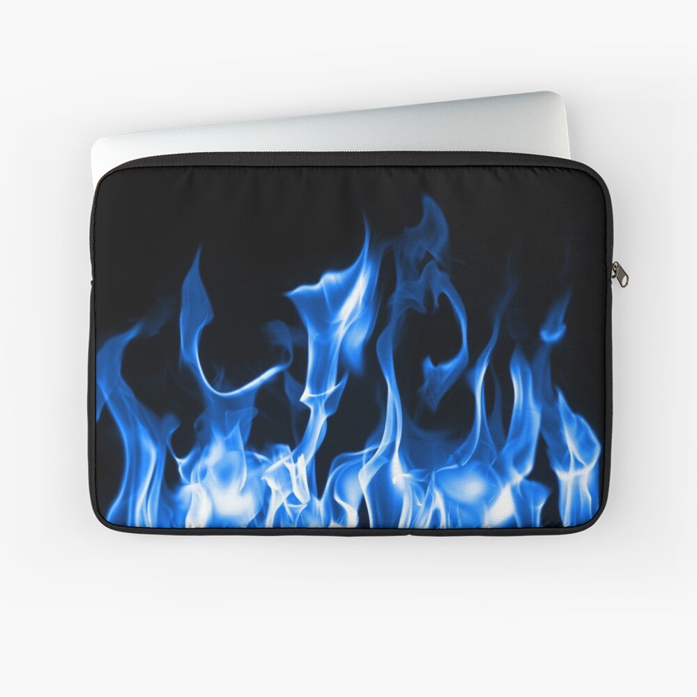 BLUE FLAMES HOT FIRE Black Lightning BLUE ROYAL Blue Turquoise ELECTRIC  NEON iPad Case & Skin for Sale by JadedVintage