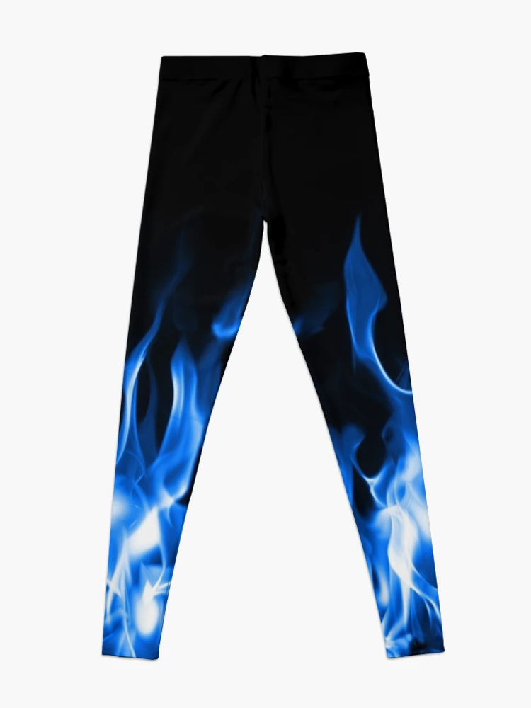 Blue 2024 flame leggings