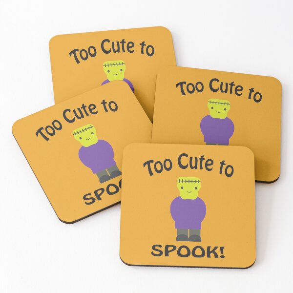 Item preview, Too Cute to Spook Frankenstein designed and sold by Hedgie Designs.