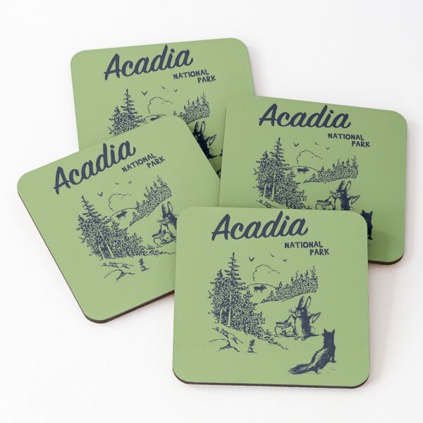 Item preview, Acadia national park vintage design designed and sold by Birdtheman12345.