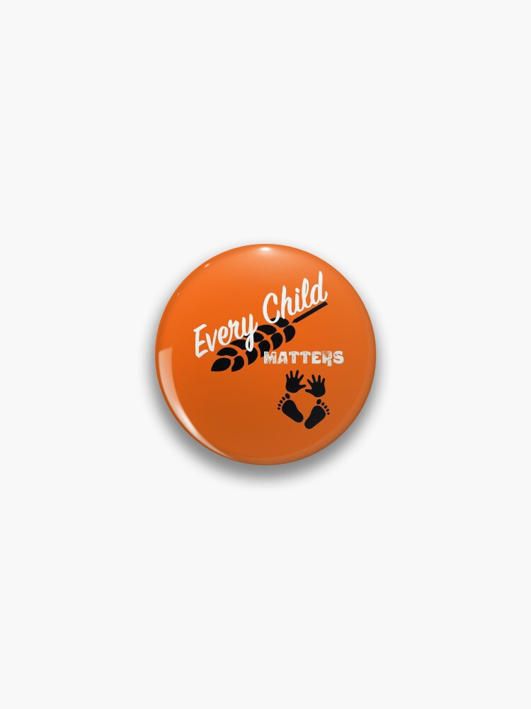 Orange Shirt Day Pinback Every Child Matters Pin MMIW Girl Awareness Pin Button