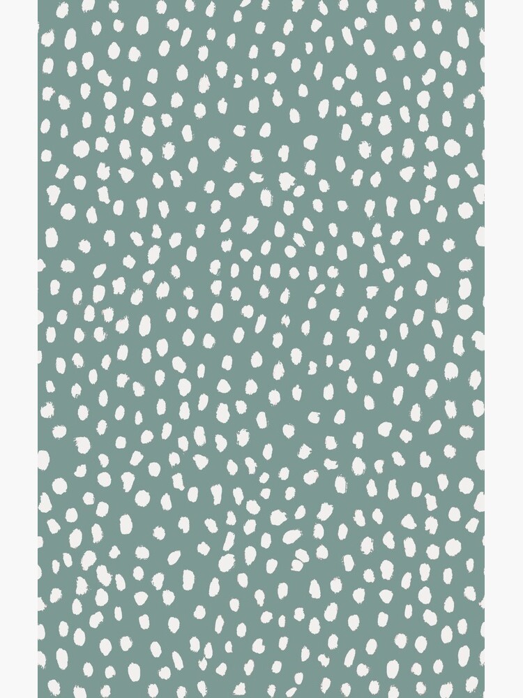 Sea Green Dalmatian Print Mask by cait-shaw