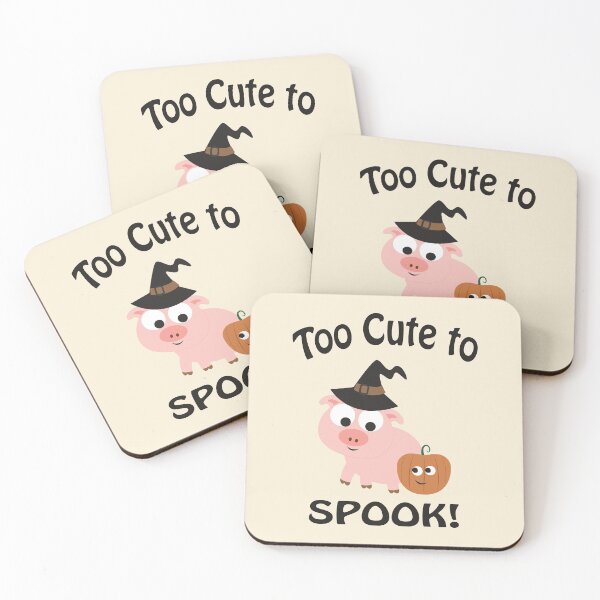 Artikelvorschau, Too Cute To Spook! Pig Witch entworfen und verkauft von Hedgie Designs.