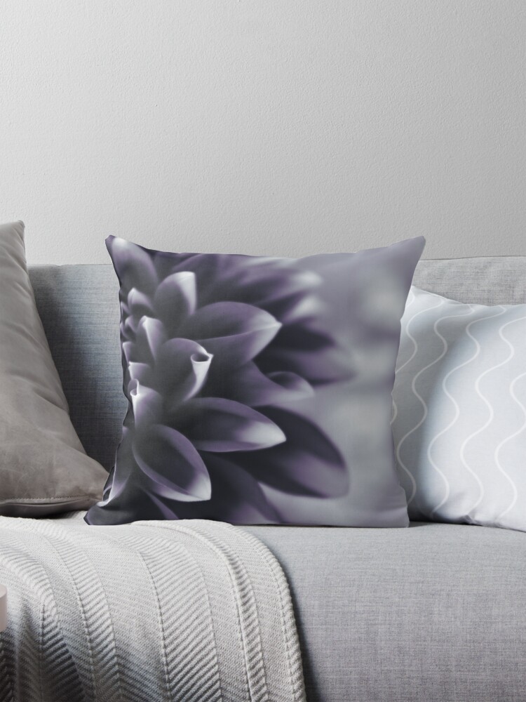 Thumbnail 1 of 4, Pillow, Dramatic Petals designed and sold by DonnaMariePhoto.