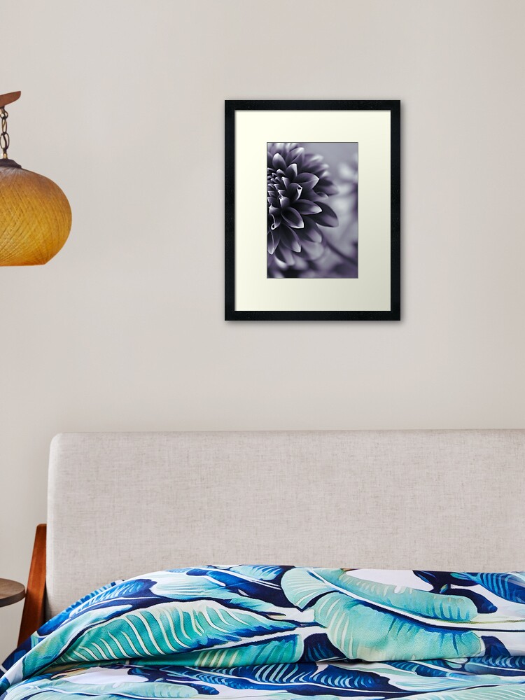 Thumbnail 2 of 7, Framed Art Print, Dramatic Petals designed and sold by DonnaMariePhoto.