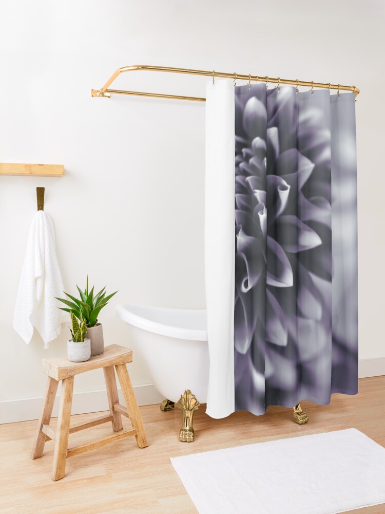 Thumbnail 3 of 5, Shower Curtain, Dramatic Petals designed and sold by DonnaMariePhoto.
