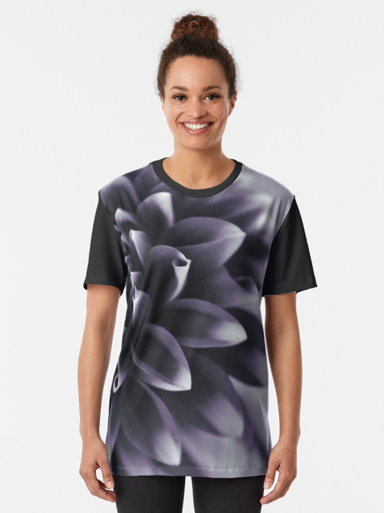 Thumbnail 2 of 5, Graphic T-Shirt, Dramatic Petals designed and sold by DonnaMariePhoto.