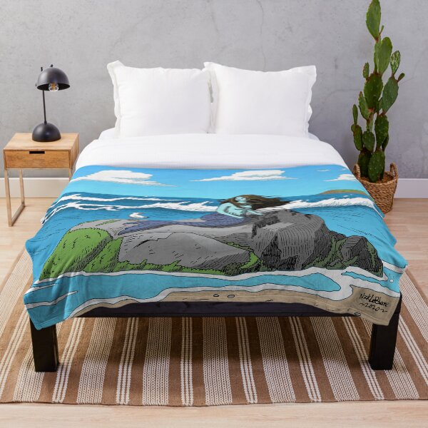 Item preview, Blue mermaid by the sea designed and sold by Blanco55.