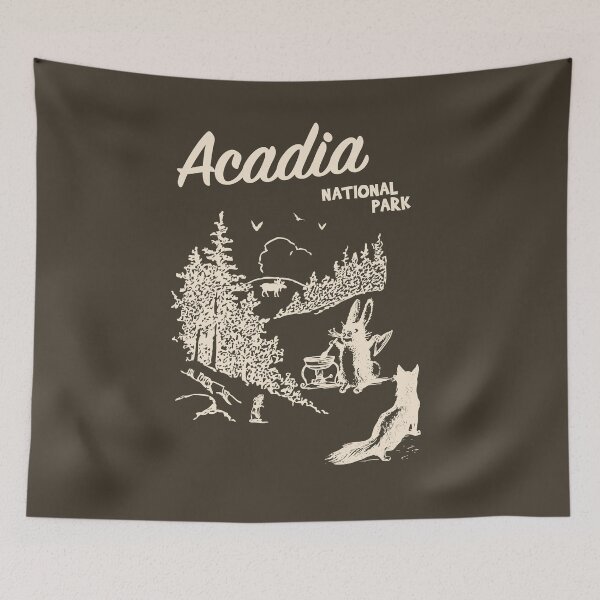 Item preview, Acadia national park vintage design designed and sold by Birdtheman12345.