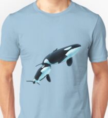 Killer Whales Kiska and Ike Slim Fit T-Shirt