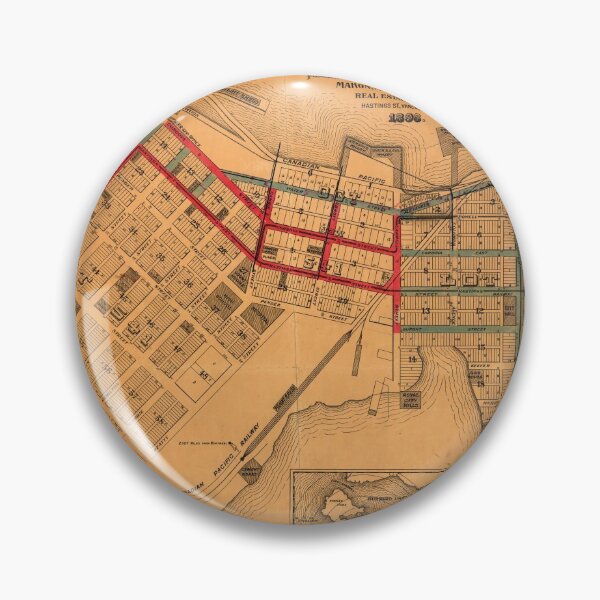 Item preview, Mapa de la parte de negocios de la Ciudad de Vancouver, Columbia Británica [pavimentación de calles] designed and sold by FOVCA.