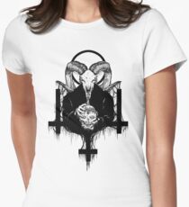 Satan Gets Ahead Women's Fitted T-Shirt