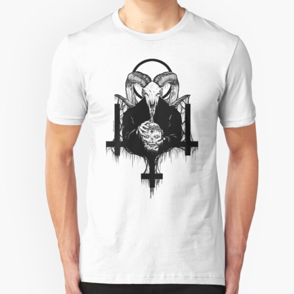 Satan Gets Ahead Slim Fit T-Shirt