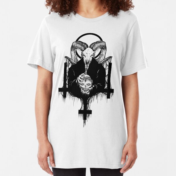 Satan Gets Ahead Slim Fit T-Shirt