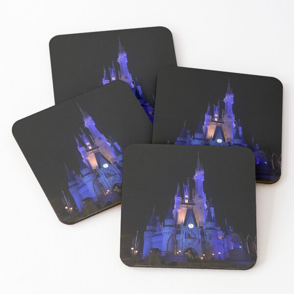 Item preview, Theme Park Castle Lit Up at Night designed and sold by alainakozyart.