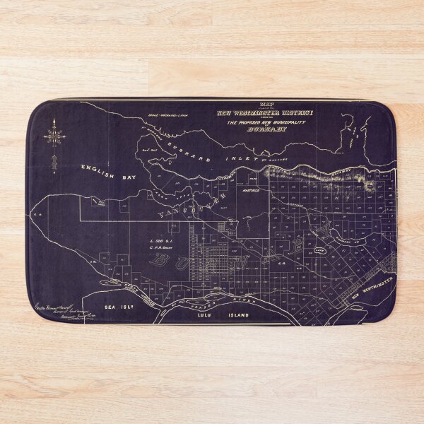 Item preview, Map of part of the New Westminster District showing the proposed new municipality of Burnaby designed and sold by FOVCA.