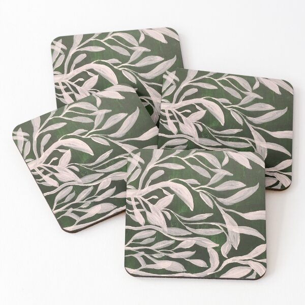 Item preview, Moonlit Leaves in Grass designed and sold by ana-luisa-gorey.