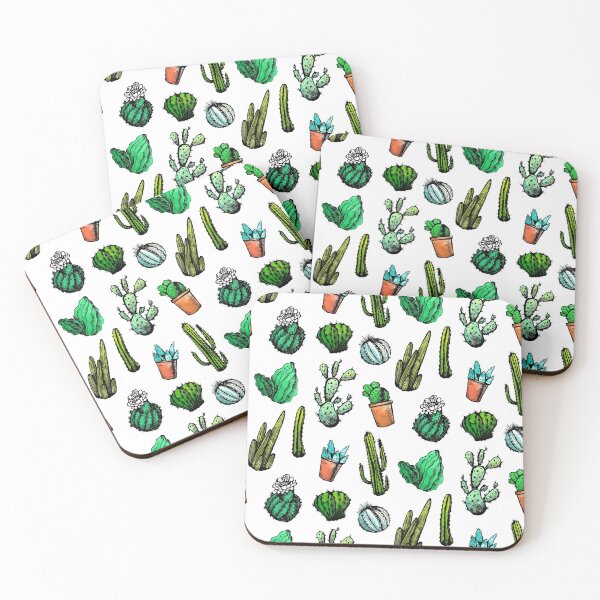 Item preview, Cool Vintage Cactus Patterns designed and sold by ETIndustries.
