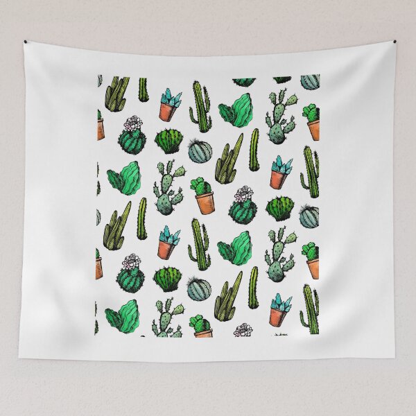 Item preview, Cool Vintage Cactus Patterns designed and sold by ETIndustries.