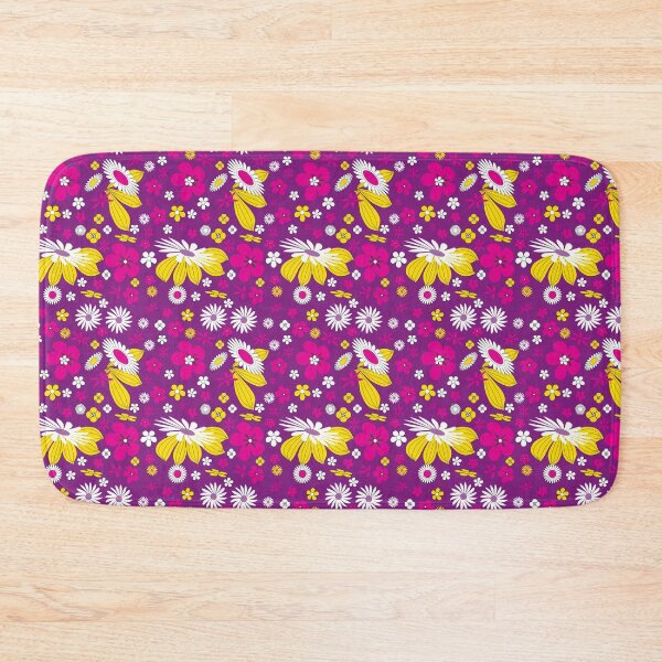 Item preview, Groovy Purple Flowers Pattern designed and sold by Foxicopter.