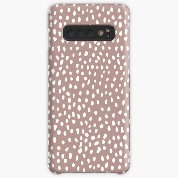 Mauve Dalmatian Print Mask Samsung Galaxy Snap Case