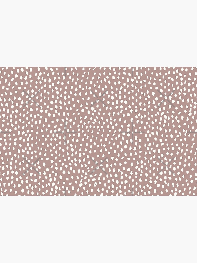 Thumbnail 2 of 2, Laptop Skin, Mauve Dalmatian Print Mask designed and sold by cait-shaw.
