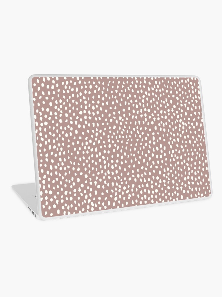 Thumbnail 1 of 2, Laptop Skin, Mauve Dalmatian Print Mask designed and sold by cait-shaw.