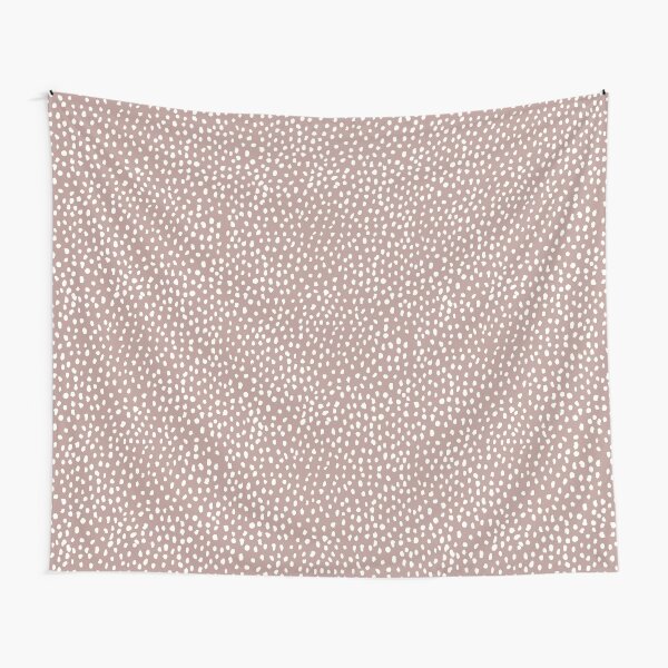 Mauve Dalmatian Print Mask Tapestry