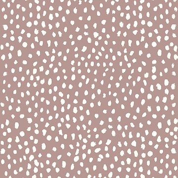 Artwork thumbnail, Mauve Dalmatian Print Mask by cait-shaw