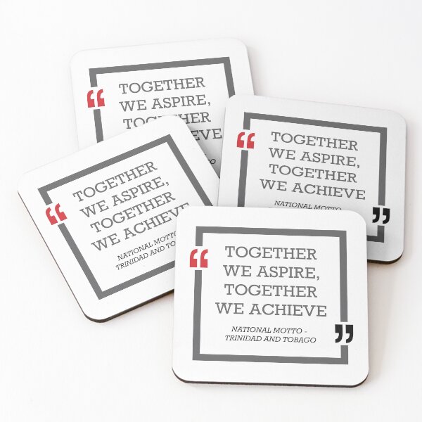 Item preview, Trinidad and Tobago National Motto designed and sold by IdentiTee Studios.