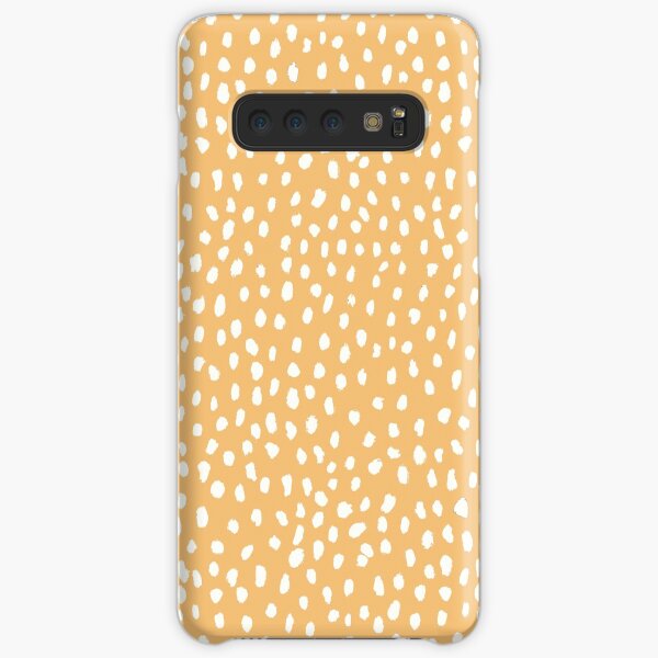 Yellow Dalmatian Print Samsung Galaxy Snap Case
