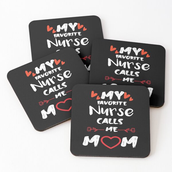 Item preview, My Favorite Nurse Calls Me Mom T-Shirt Funny Mother's Gift designed and sold by AYMEDD.