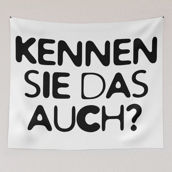 Item preview, Kennen Sie das auch? - German Text Lettering designed and sold by Urban-Lettering.