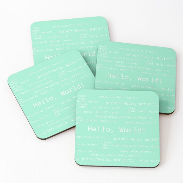 Item preview, Hello, World! - Mint designed and sold by PatientCitizen.