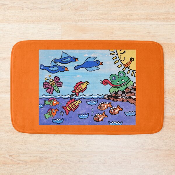 Item preview, Sunny Day at the Frog Pond designed and sold by SillaHoekstra.